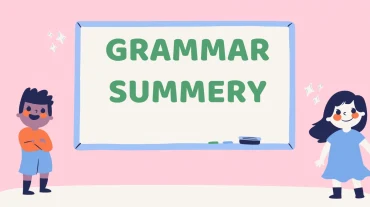 GRAMMAR SUMMERY